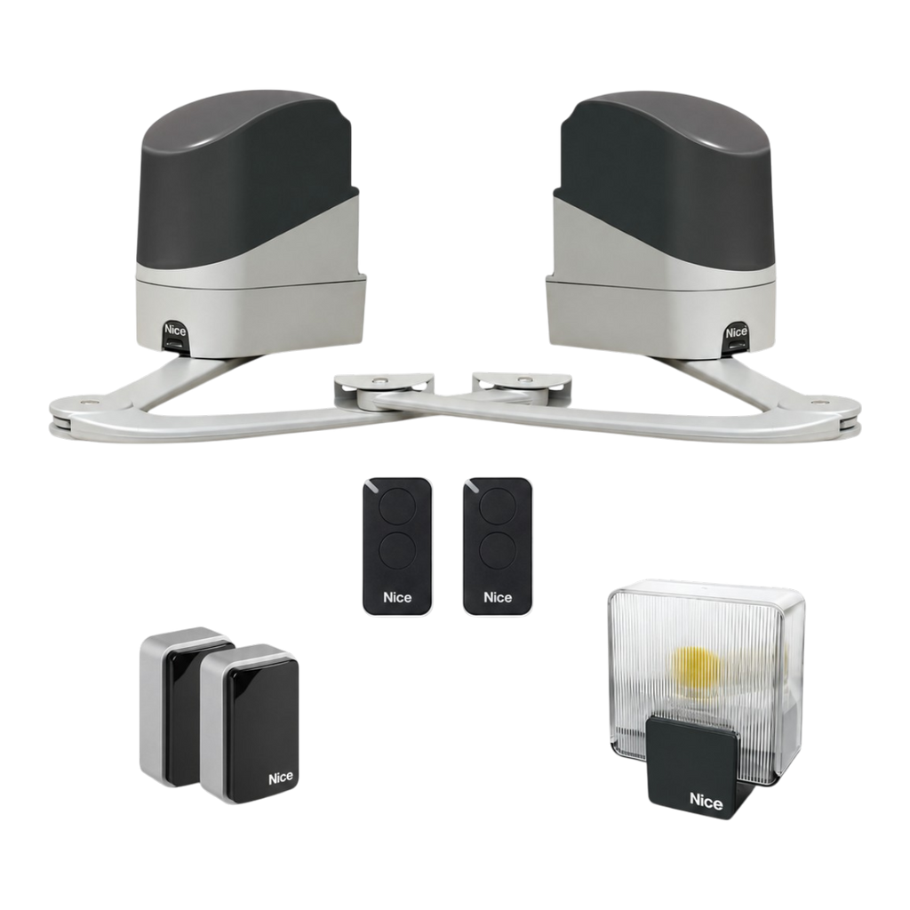 Kit Motorisation NICE POPKIT Portail Battant 2 Vantaux - POP7124KCE