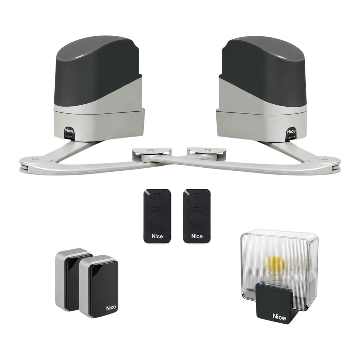 Kit Motorisation NICE POPKIT Portail Battant 2 Vantaux - POP7124KCE
