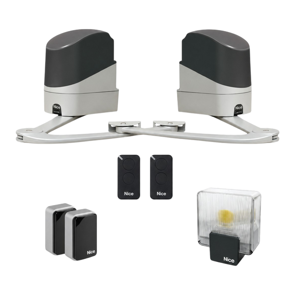 Kit Motorisation NICE POPKIT Portail Battant 2 Vantaux - POP7124KCE