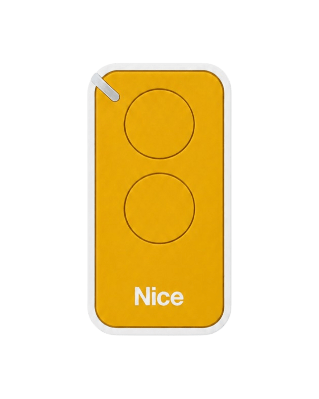 Télécommande NICE INTI2 JAUNE 2 Boutons Portail