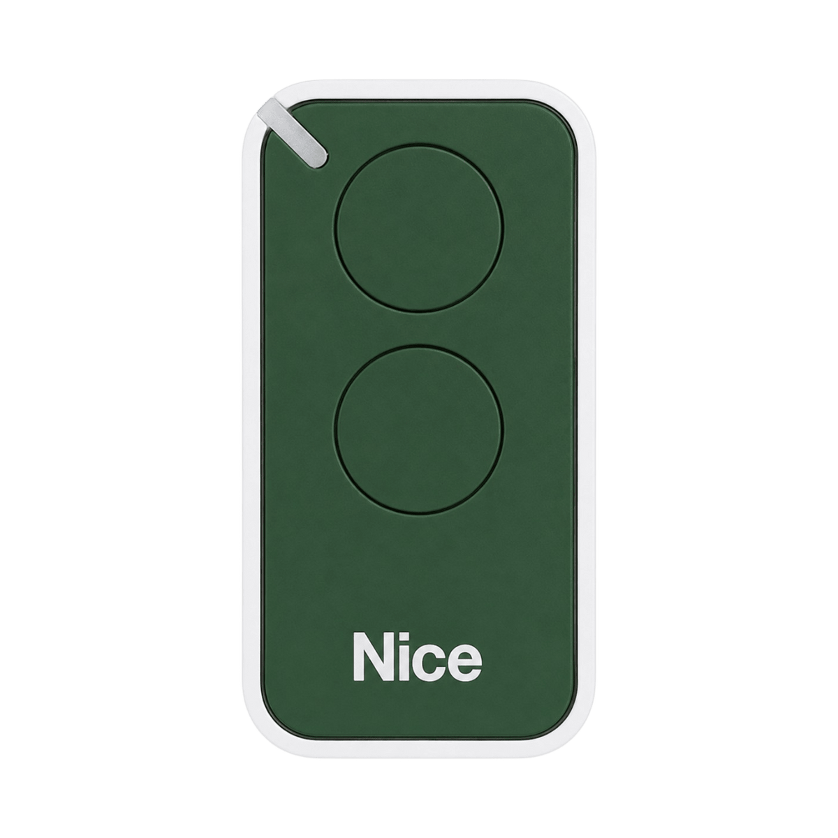 Télécommande NICE INTI2 VERT 2 Boutons Portail