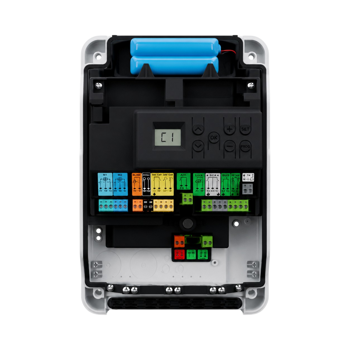Armoire de Commande Somfy 3S+ io pour Portail Battant + 2 Keygo