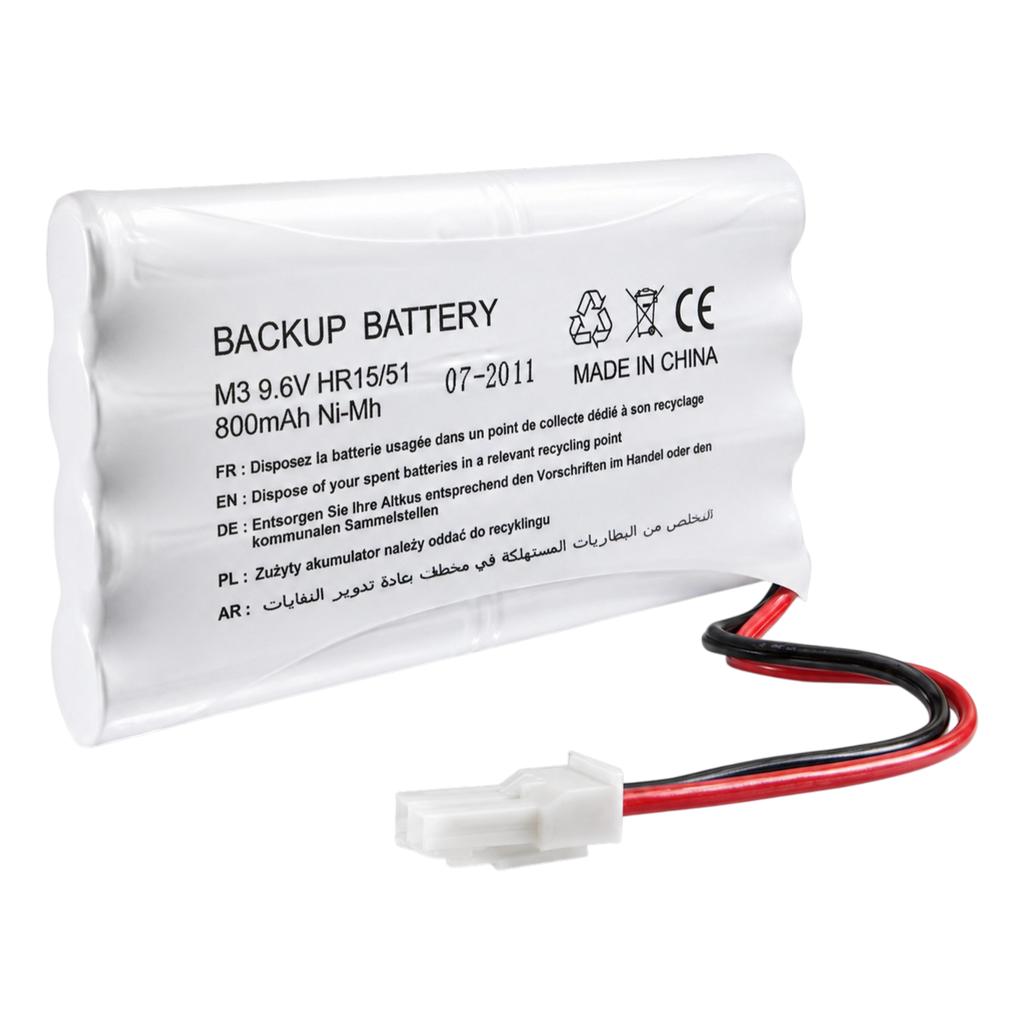 Batterie de Secours Somfy 9,6V 800mAh pour Portail et Garage