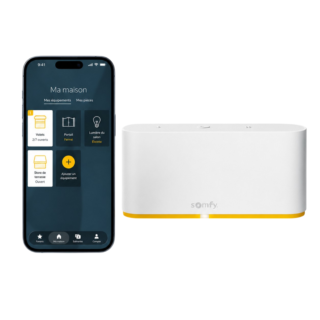 Box Domotique Somfy TaHoma switch io, RTS et Zigbee