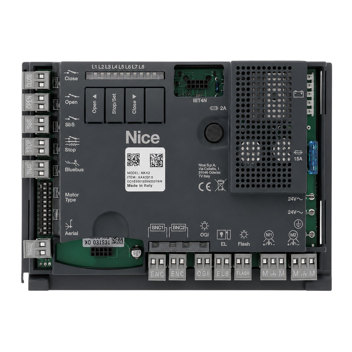 Carte Électronique Nice HKA2R10 pour Hyke Portail Battant