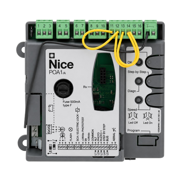 Carte Électronique Nice POA1 pour Moteur POP Portail Battant