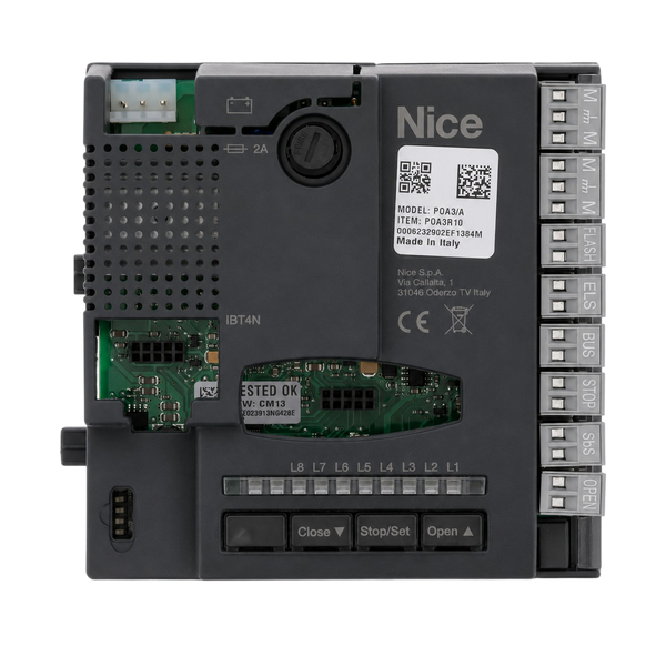 Carte Électronique Nice POA3R10 pour Portail Battant Popkit HoppKit