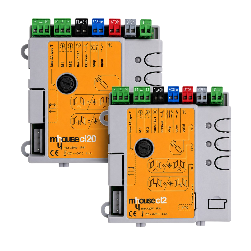 Carte électronique Mhouse CL2 et CL20 pour motorisation de portail