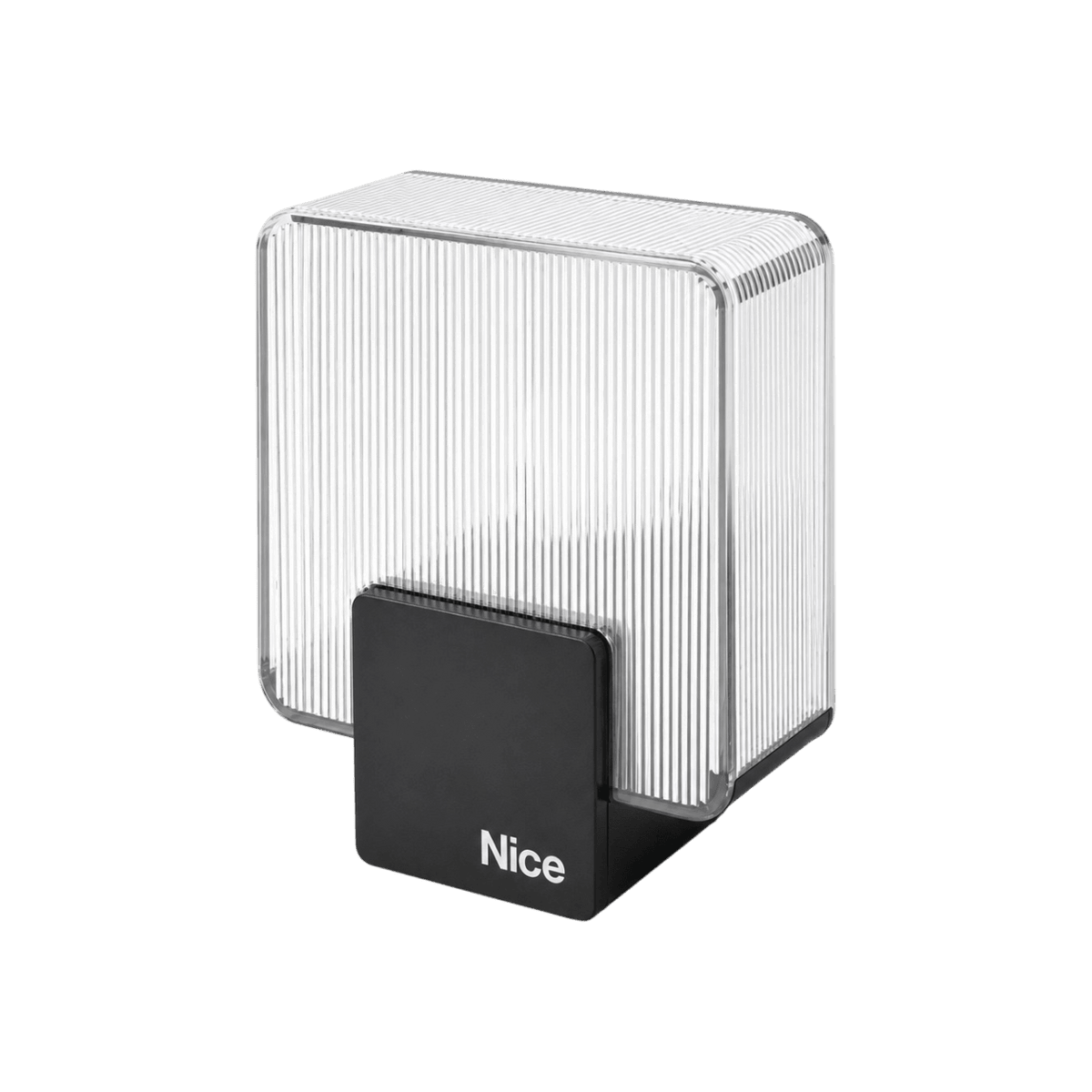 Feu clignotant NICE ELDC LED 12/36V avec antenne intégrée pour portail