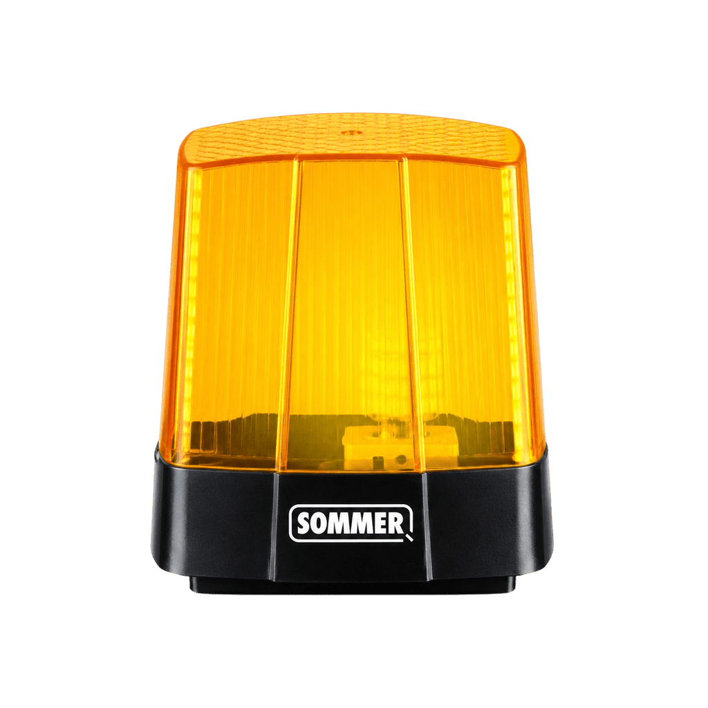 Feu d'Avertissement LED 24V SOMMER 5114V000 Douille BA15s pour Portail