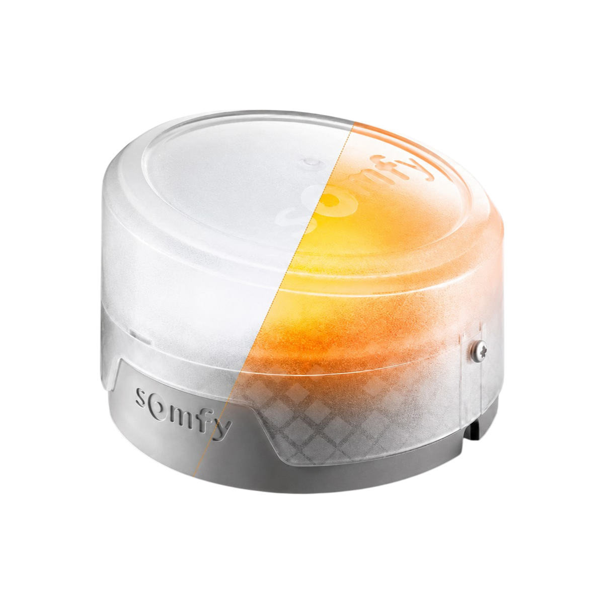 Feu Clignotant LED Bi-couleurs Somfy Orange ou Blanc pour Portail