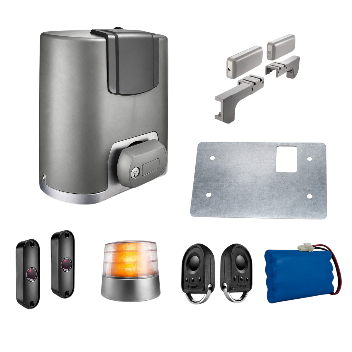 Kit Motorisation Somfy ELIXO 3S+ M io pour Portail Coulissant