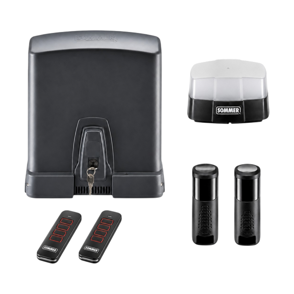 Kit Motorisation Sommer RUNner 600 kg pour Portail Coulissant