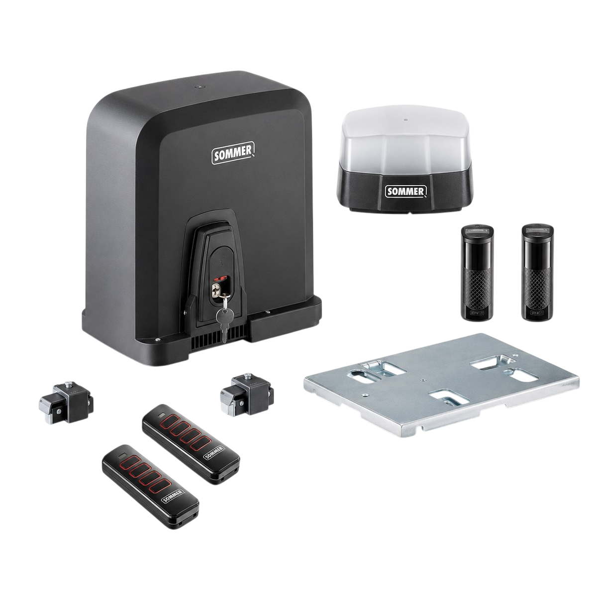 Kit Motorisation Sommer STArter S2 300 kg pour Portail Coulissant