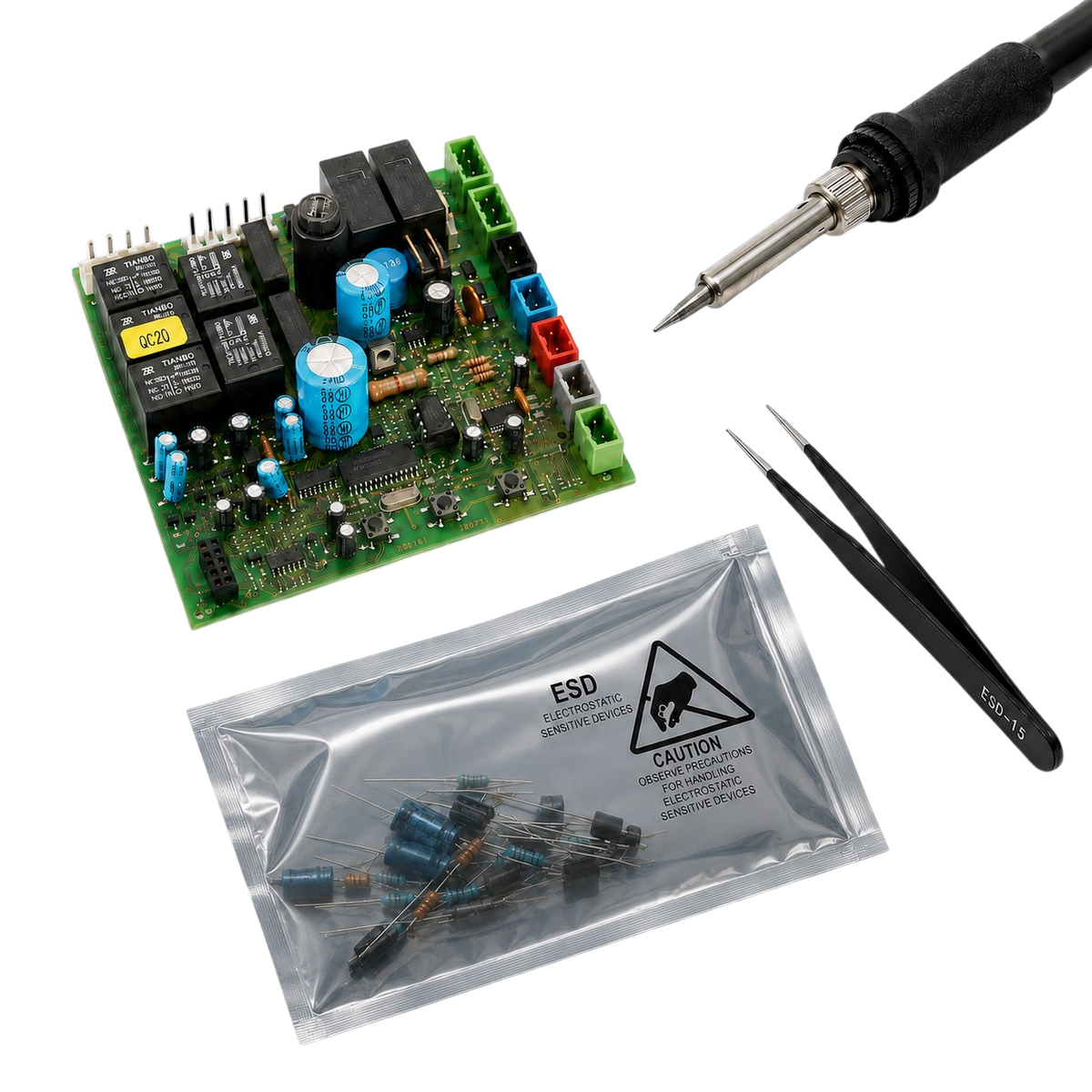 Kit Réparation Carte Mhouse CL2 et CL20 pour Portail Battant