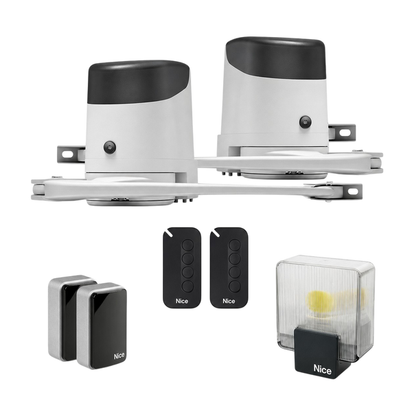 Kit Motorisation NICE HOPPKIT Portail Battant 2 Vantaux - HOPPBDKCE