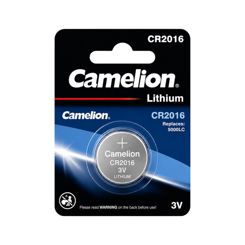 Pile Camelion CR2016 Lithium 3V pour Télécommande
