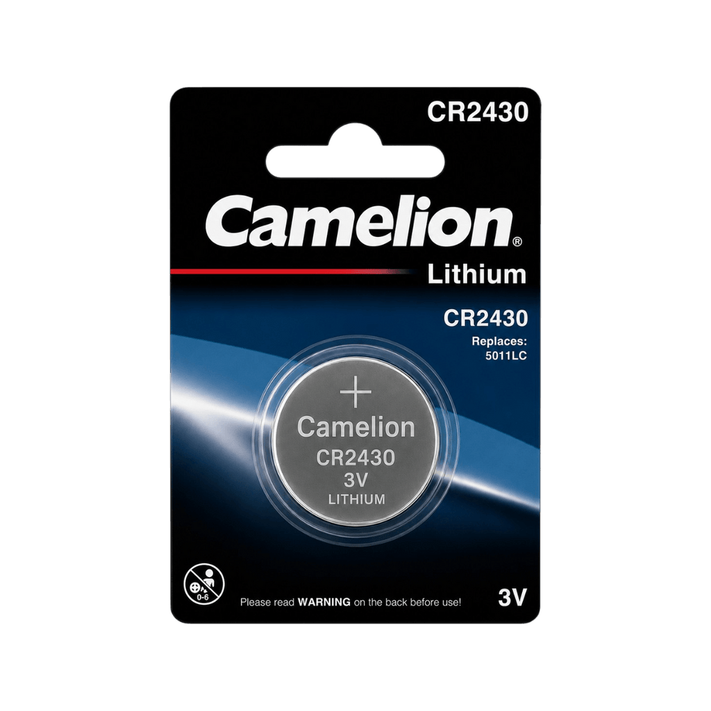 Pile Camelion CR2430 Lithium 3V pour Télécommande 