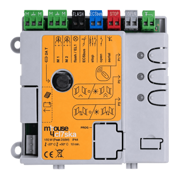 Réparation de carte électronique Mhouse CL7SKA pour portail battant WS200S