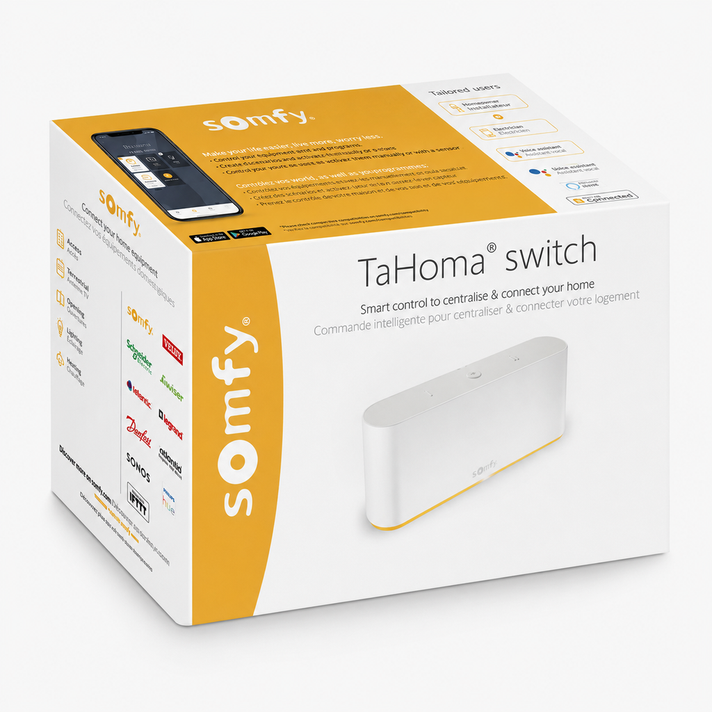 somfy box domotique somfy tahoma switch rts io zigbee