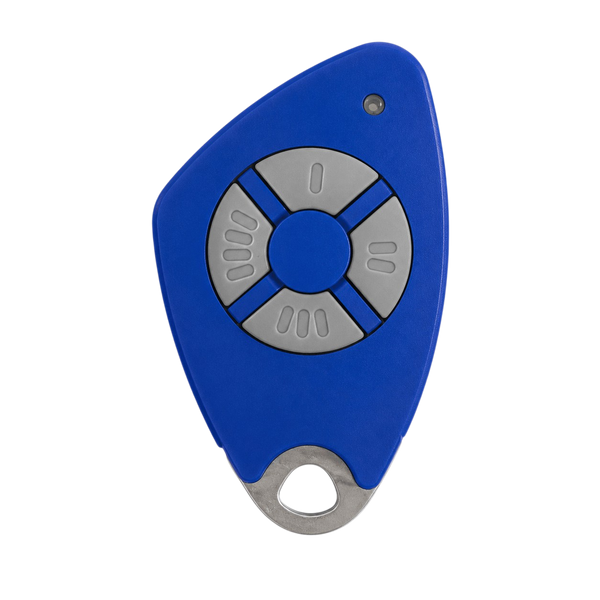 Télécommande Intratone 4 canaux Mifare bleue 09-0116 avec badge intégré
