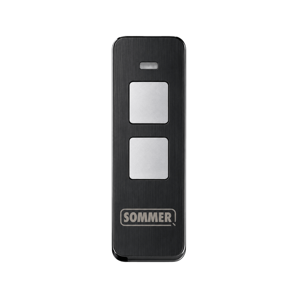 Télécommande SOMMER Pearl Twin S10019-00001 2 Boutons pour Portail